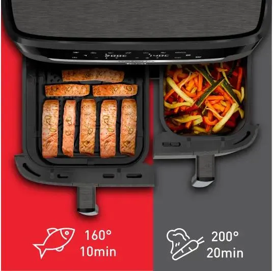 Аэрогриль Tefal Dual Easy Fry EY942HE0