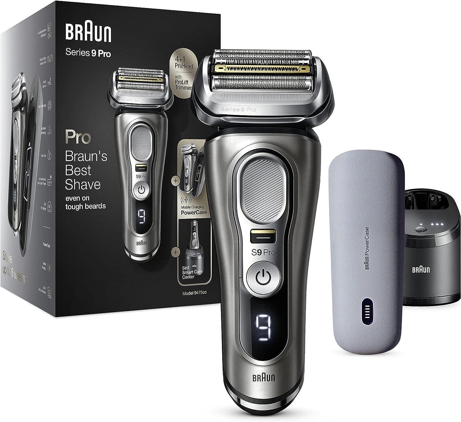 Электробритва Braun Series 9 Pro 9467cc со станцией SmartCare и футляром