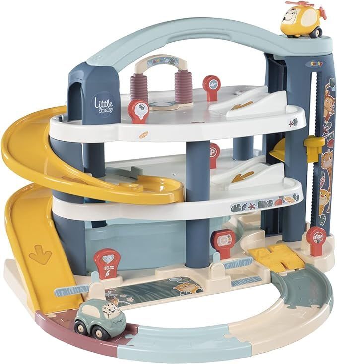 Детская парковка гараж Smoby оригинал Франция Little Smoby Grand garage 18 месяцев+