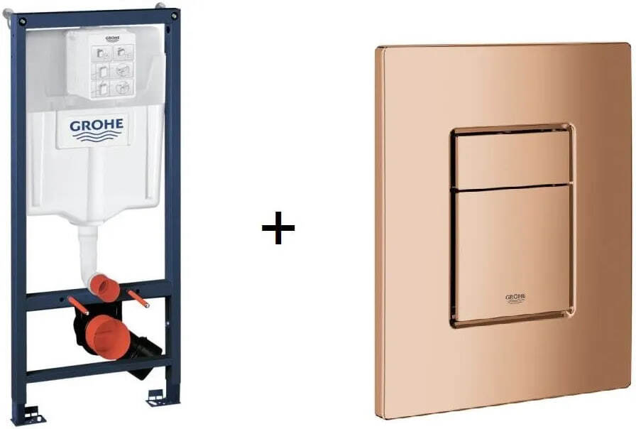 Комплект Grohe Rapid SL+ Кнопка Skate Cosmopolitan Warm Sunset (38536001+38732DA0)