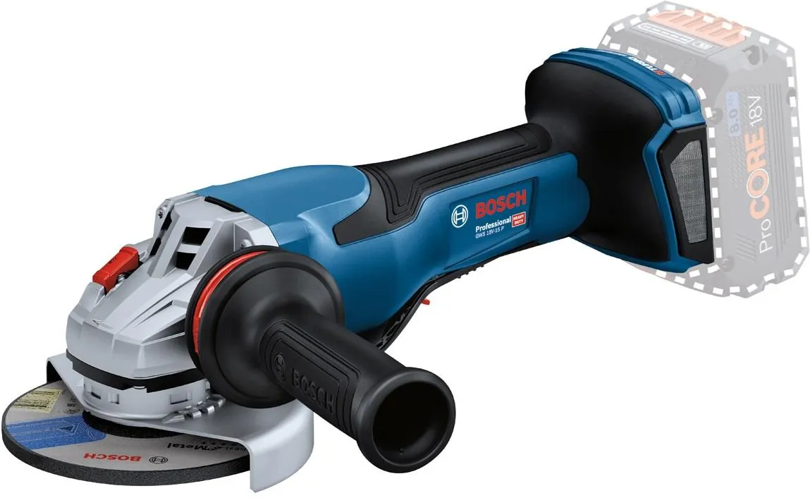 Аккумуляторная угловая шлифовальная машина Bosch GWS 18V-15 P Professional 06019H6A00