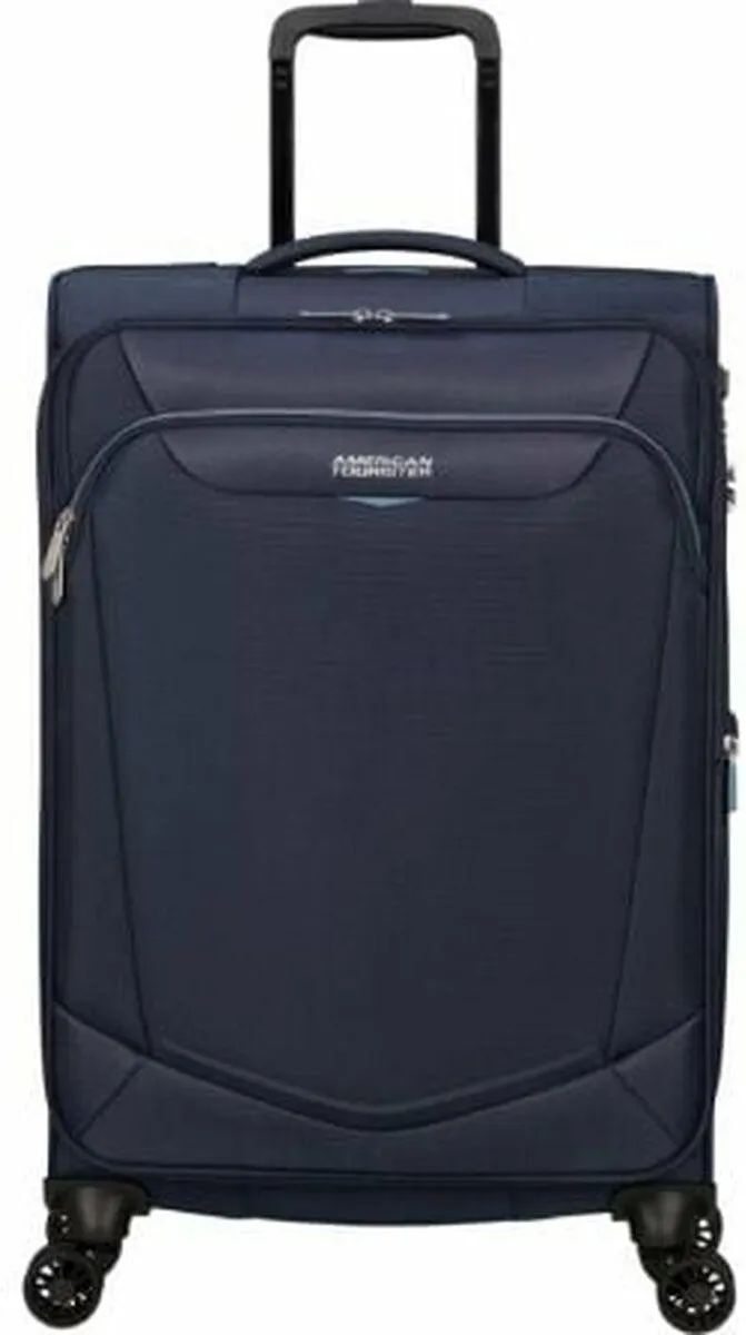 American Tourister SummerRide Spinner Чемодан синий, 76 л