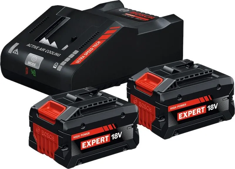 Стартовый набор Bosch EXPERT 2xEXBA18V-80 8.0Ah + EXAL18V-160 1600A0373T