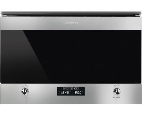 Микроволновая печь встраиваемая Smeg MP322X1, серебристый