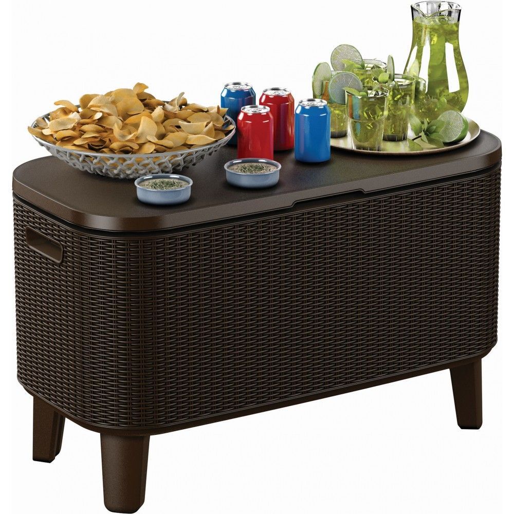 Садовый бар Keter Bevy Bar, 83,5x40x50-74 см, раттан графит (17209510)