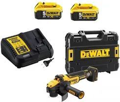 Угловая шлифмашина аккумуляторная DeWalt DCG409VSP2T