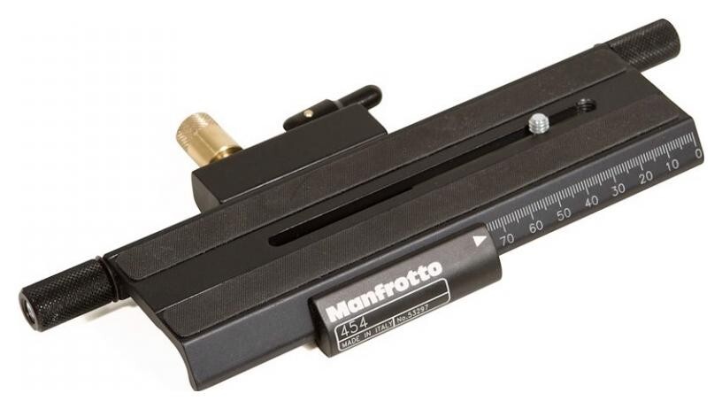 Пластина с микрометрическим скольжением Manfrotto 454 MN454, чёрная