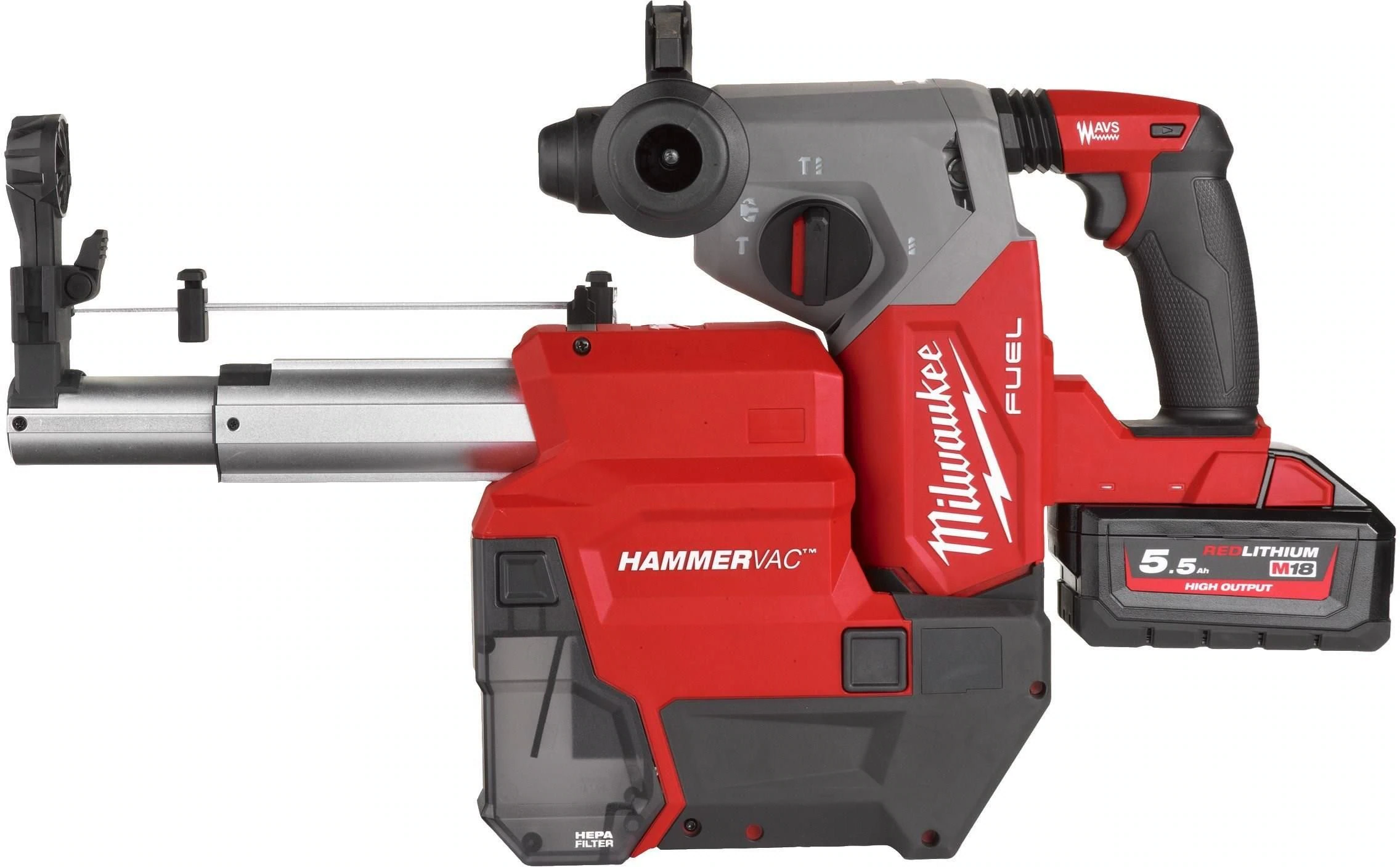 Система пылеудаления для перфораторов Milwaukee M18 FDDEXL-0 18 В, без АКБ и ЗУ