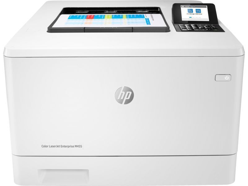 Принтер лазерный HP Color LaserJet Enterprise M455dn, цветн., A4, белый