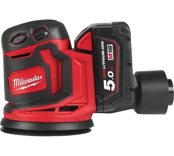 Орбитальная шлифмашина Milwaukee M18 BOS125502B 2х5.0 Ah 4933464229