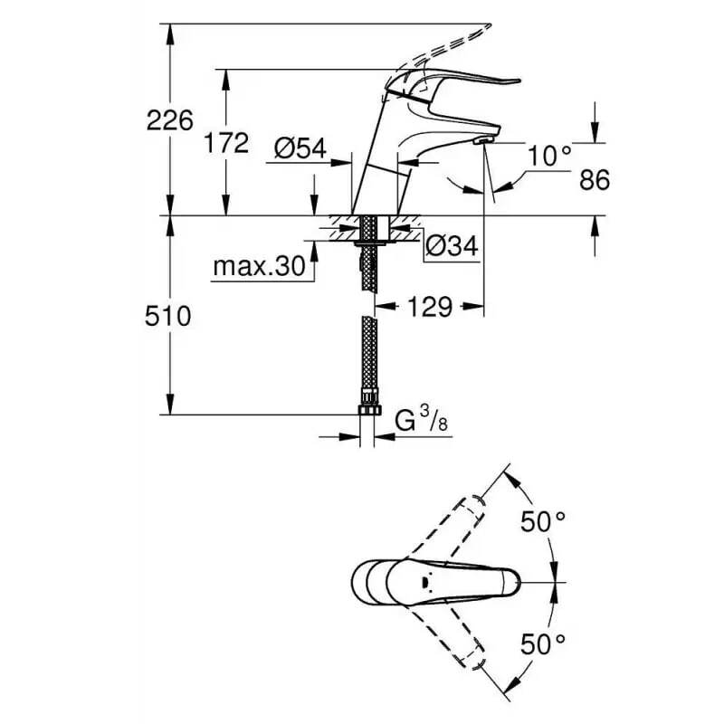 Смеситель Grohe Euroeco Special 32765000
