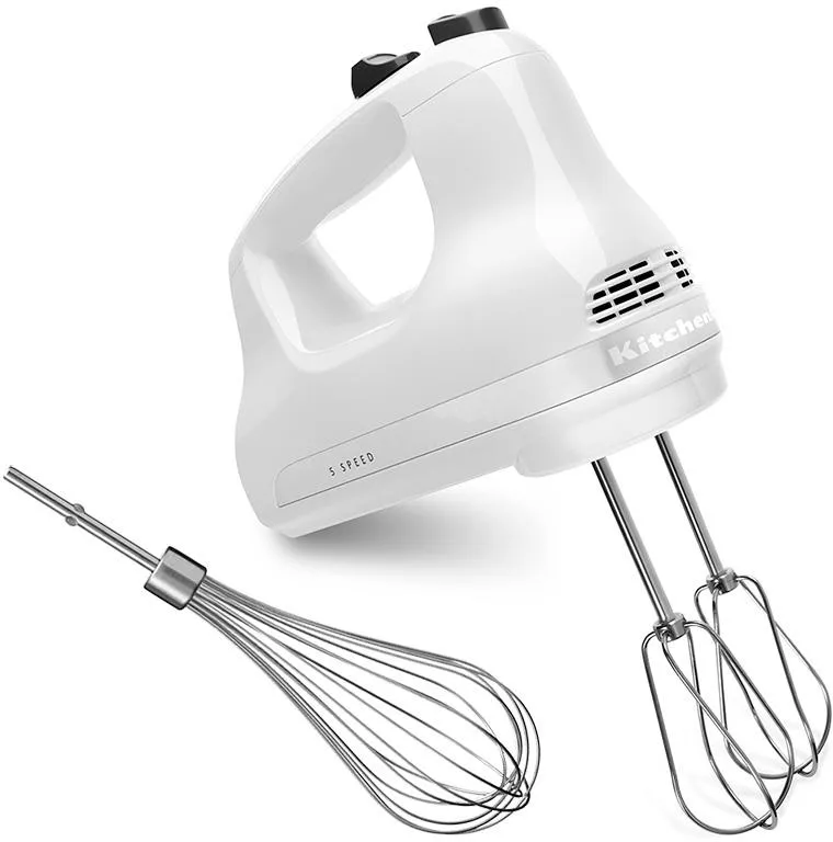 Ручной миксер KitchenAid Classic 5KHM5110EWH, белый