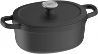 Чугунный горшок Berghoff с крышкой Leo Graphite 27x22 см 4,8 л (3950616)
