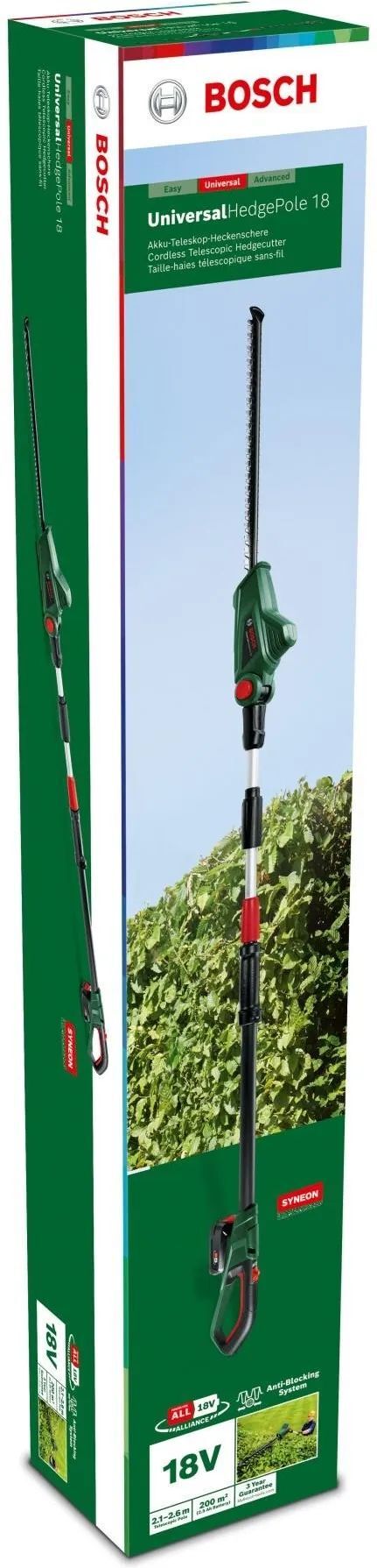 Аккумуляторный высоторез для живой изгороди Bosch UniversalHedgePole 18 (06008B3000)