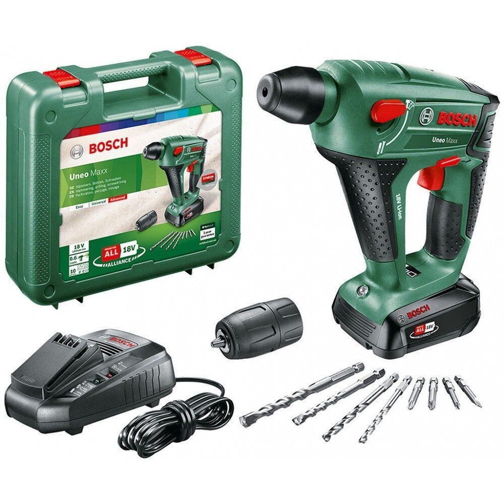 Перфоратор аккумуляторный Bosch Uneo Maxx 0603952327