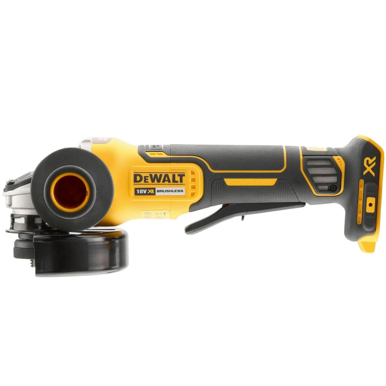 Аккумуляторная угловая шлифмашина Dewalt DCG406NTXJ, без АКБ и ЗУ, в кейсе