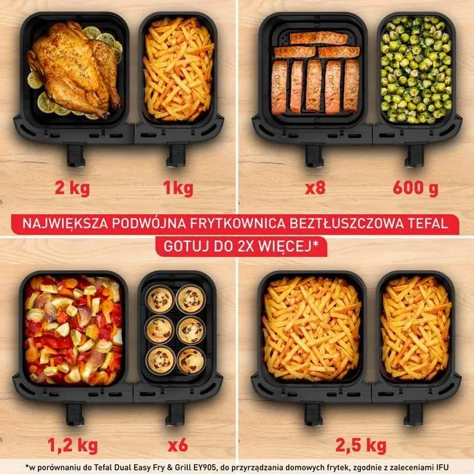 Аэрогриль Tefal Dual Easy EY9428E
