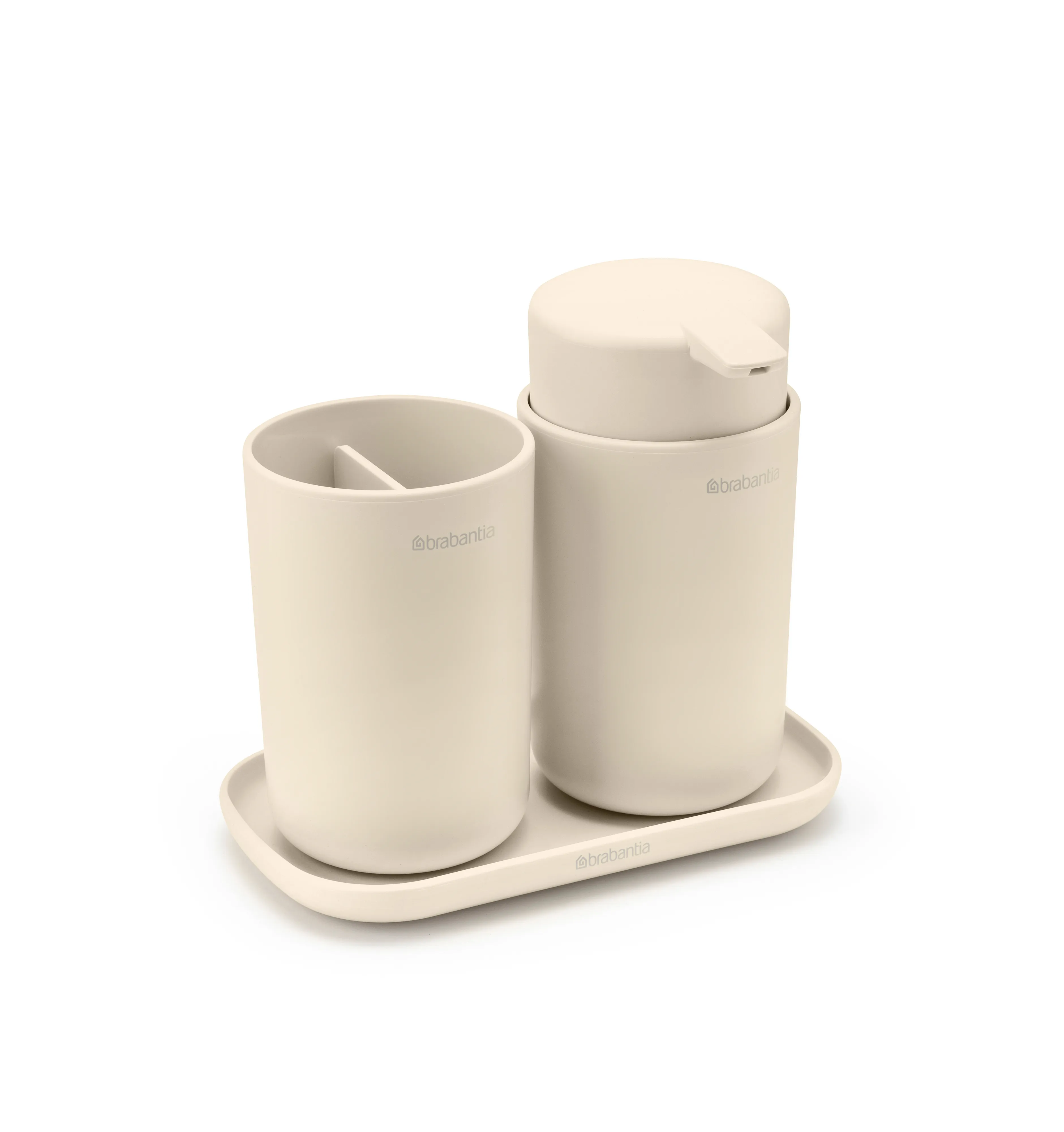 Набор аксессуаров для ванной Brabantia ReNew 223402, 3 предмета, бежевый