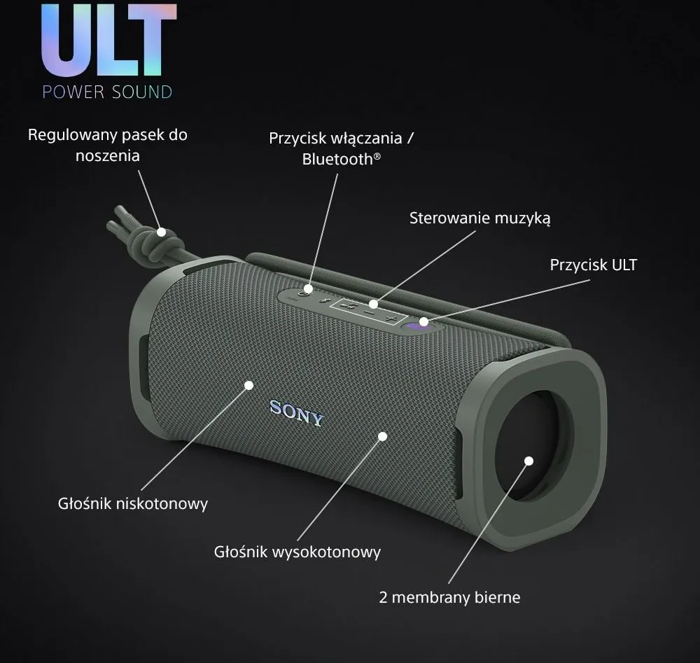 Портативная колонка Sony ULT FIELD 1 SRS-ULT10H серый