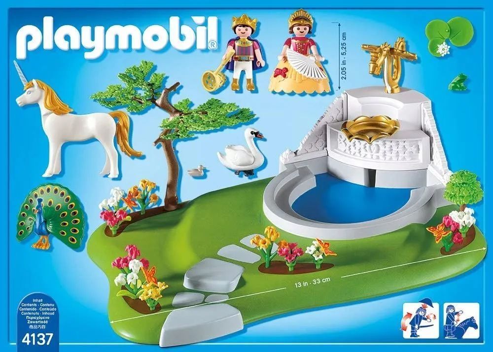 Игровой набор Playmobil Blocks Сказочная страна Королевский парк 4137