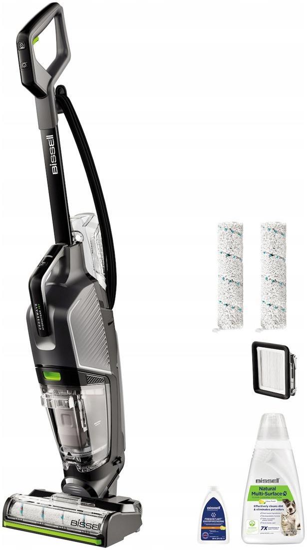 Вертикальный моющий пылесос BISSELL CrossWave HydroSteam Pet Pro 3528N, серый
