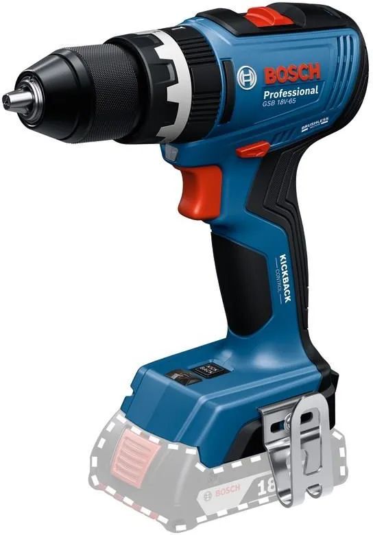 Аккумуляторная ударная дрель-шуруповерт Bosch GSB 18V-65 Professional 06019N3300
