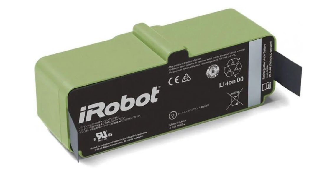 Аккумулятор iRobot литий-ионный для Roomba серии 67X/68X/69X/89X/9XX 69498 зеленый, черный
