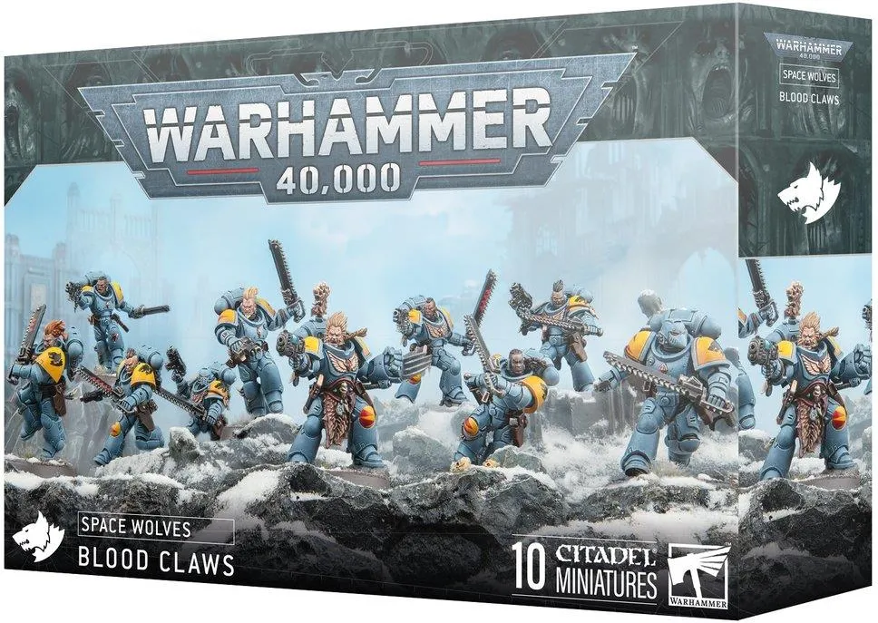 Набор Games Workshop Warhammer 40K Space Wolves Blood Claws