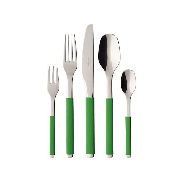 Набор столовых приборов Villeroy & Boch S+ Green Apple 30 предметов (1264389053)