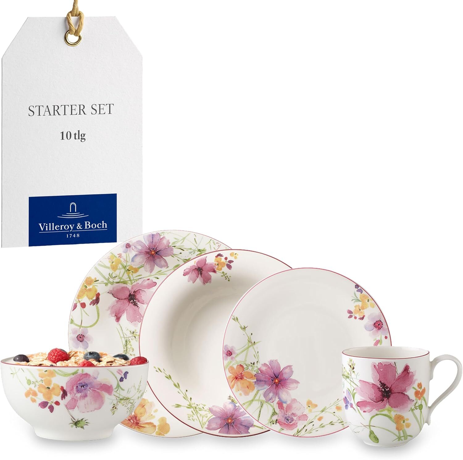 Набор посуды Villeroy & Boch Mariefleur Basic 10 шт