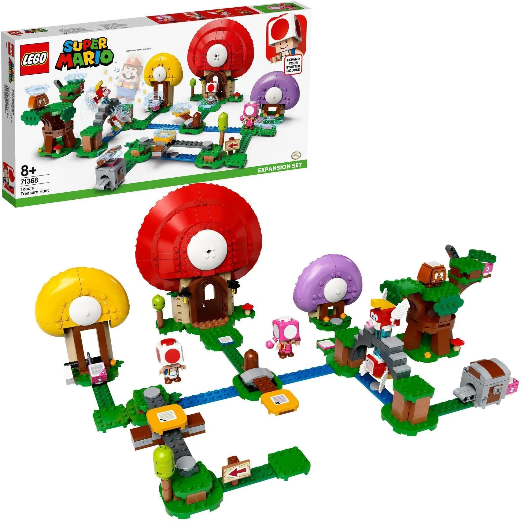 LEGO Super Mario 71368 Тoad ищет сокровища — набор расширения