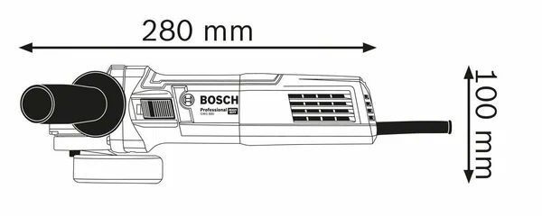 Угловая шлифовальная машина 880Вт 125мм GWS 880 – Bosch Power Tools – 060139600A – 3165140901062