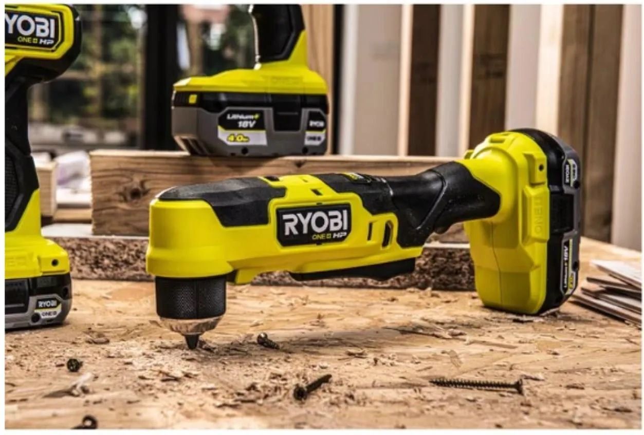 Аккумуляторная угловая дрель RYOBI RAD18C-0 без АКБ и ЗУ