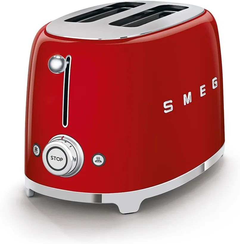 Набор тостер+чайник+соковыжималка SMEG TSF01RDEU