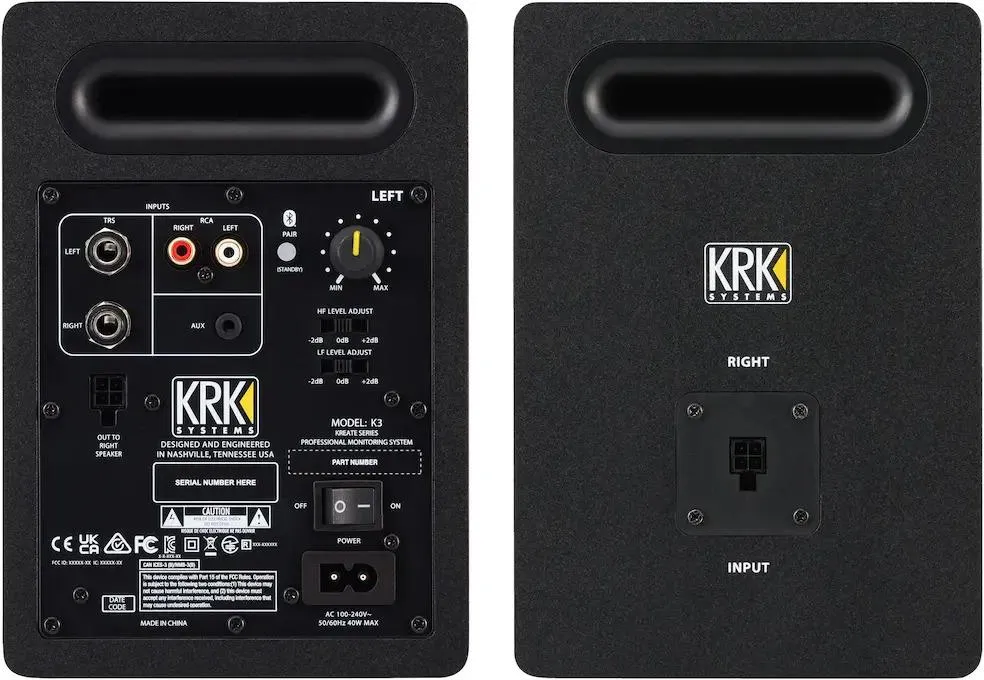 Комплект активных студийных мониторов KRK Kreate 3, 3,5", Bluetooth, пара