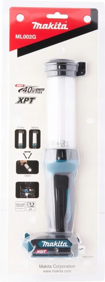 Аккумуляторный фонарь Makita ML002G 40 В XGT, без АКБ и ЗУ