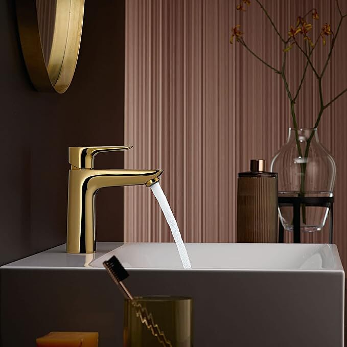Смеситель для раковины Hansgrohe 71712990 золото