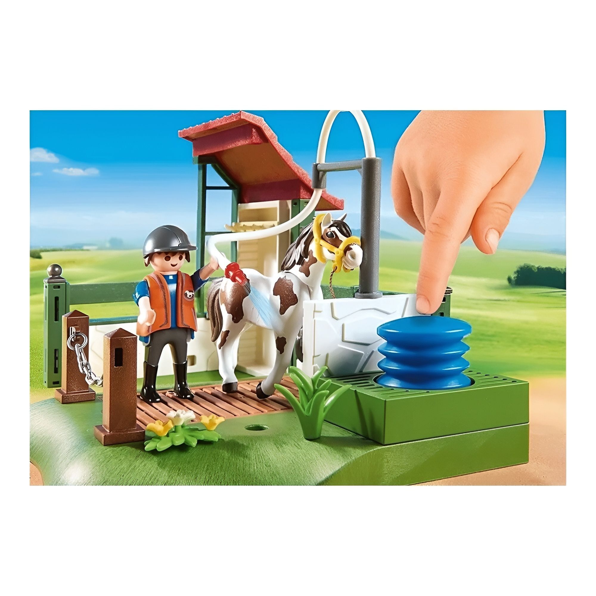 Конструктор Playmobil 6929 Деревенская мойка для лошадей