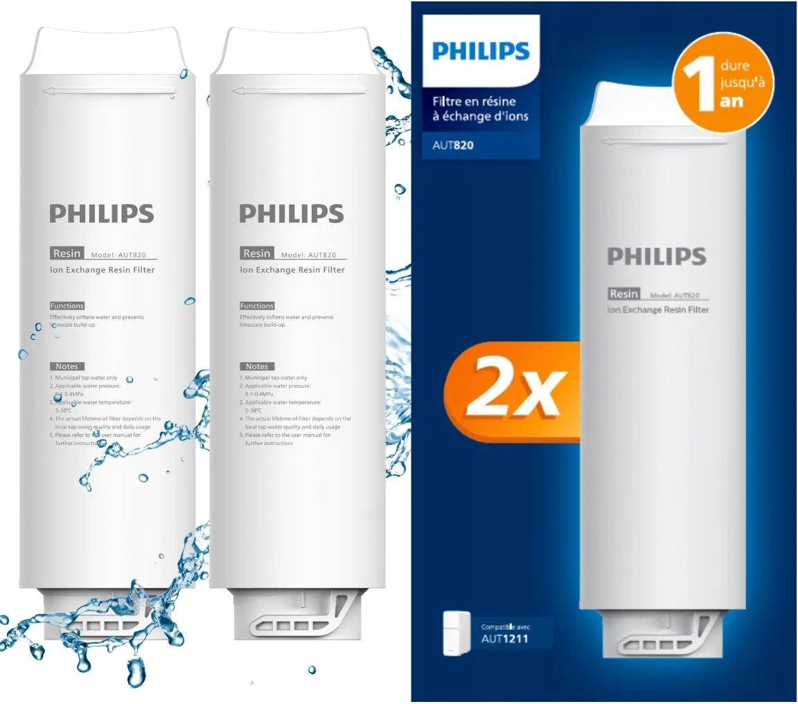 Сменные картриджи Philips AUT820/10 для фильтра AUT1211/10, 2 шт.