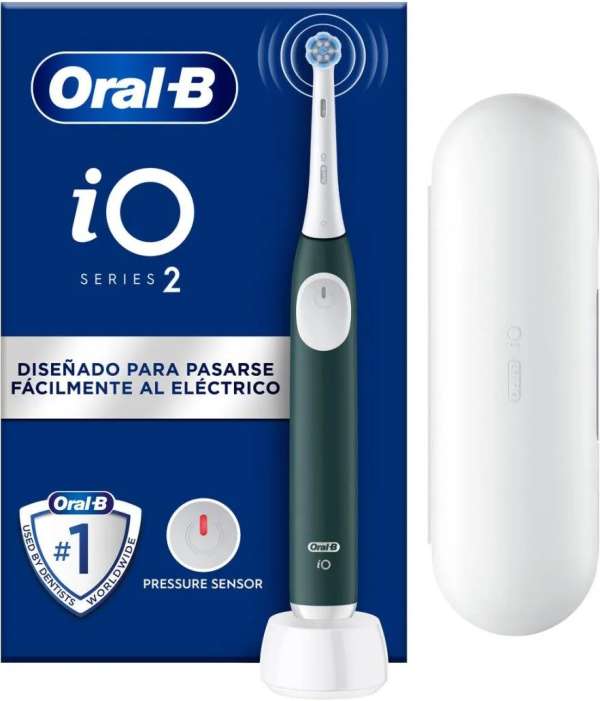Электрическая зубная щётка Oral-B iO Series 2 Forest Green, с зарядной станцией