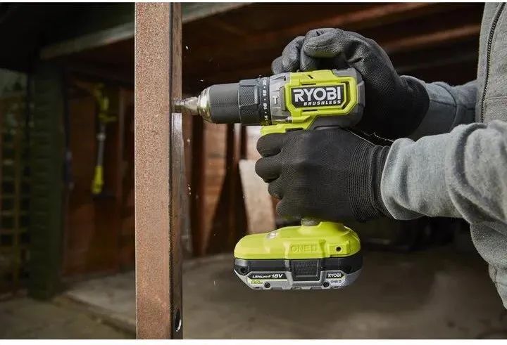 Ударная дрель Ryobi RPD18BL1 2 АКБ и ЗУ