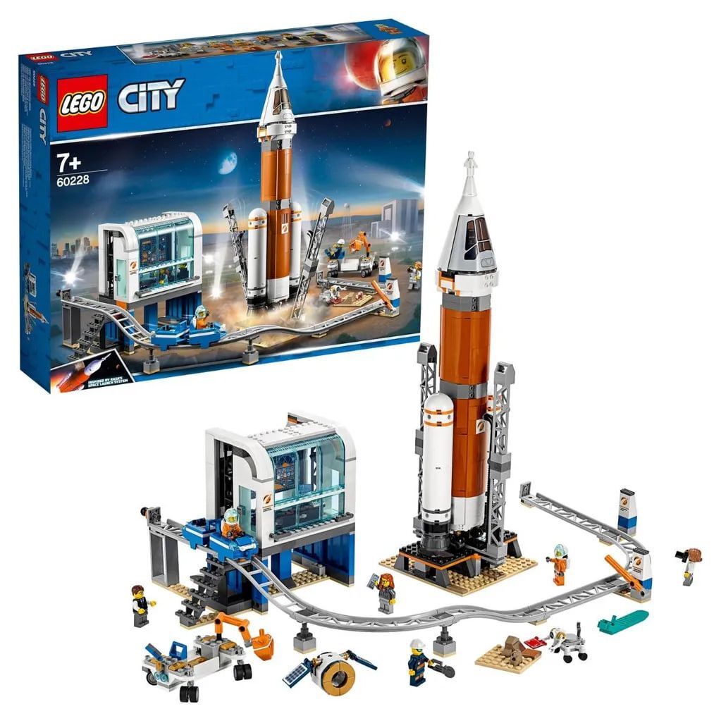LEGO City 60228 Ракета для запуска в далекий космос и пульт управления запуском