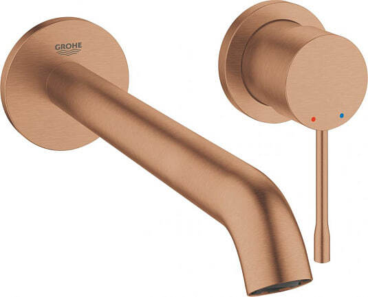 Однорычажный смеситель для раковины Grohe Essence Brushed Warm Sunset 19967Dl1