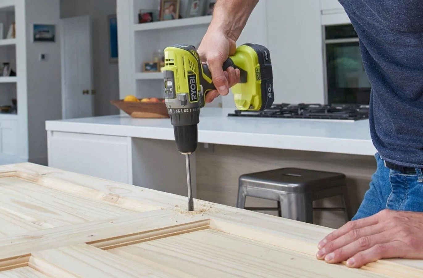 Аккумуляторная дрель RYOBI One R18DD2-220S 2 АКБ и ЗУ