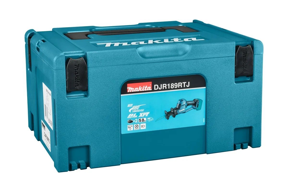 Пила сабельная Makita DJR183RTJ 18V LXT с АКБ 2x3,0 Ah и ЗУ