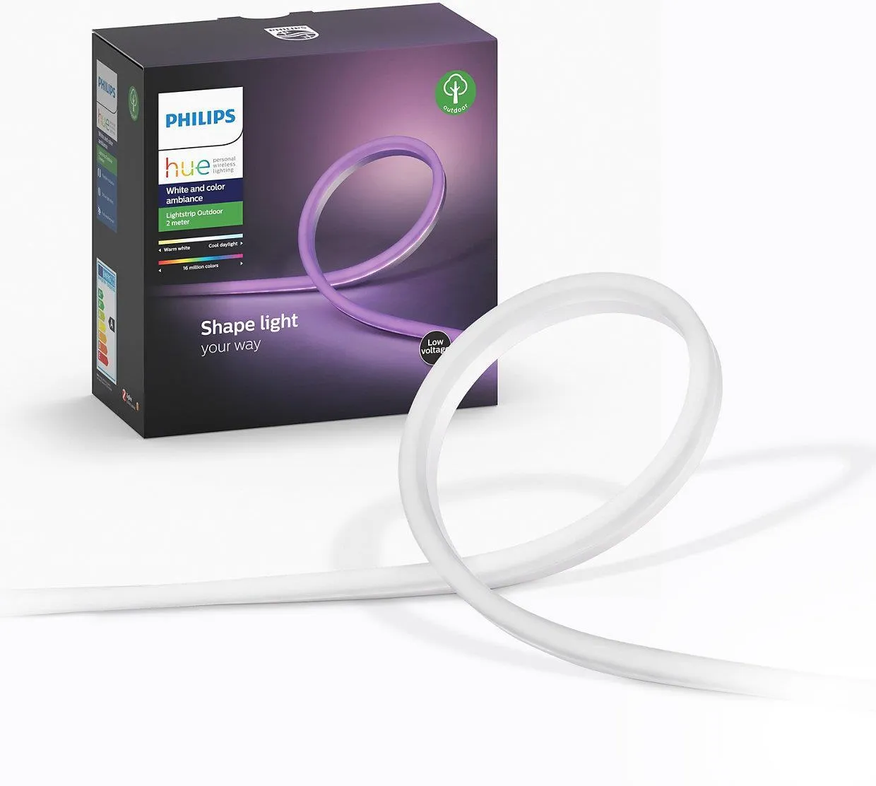 Уличная светодиодная лента 2 метра PHILIPS Hue White and Color Ambiance 929002289002