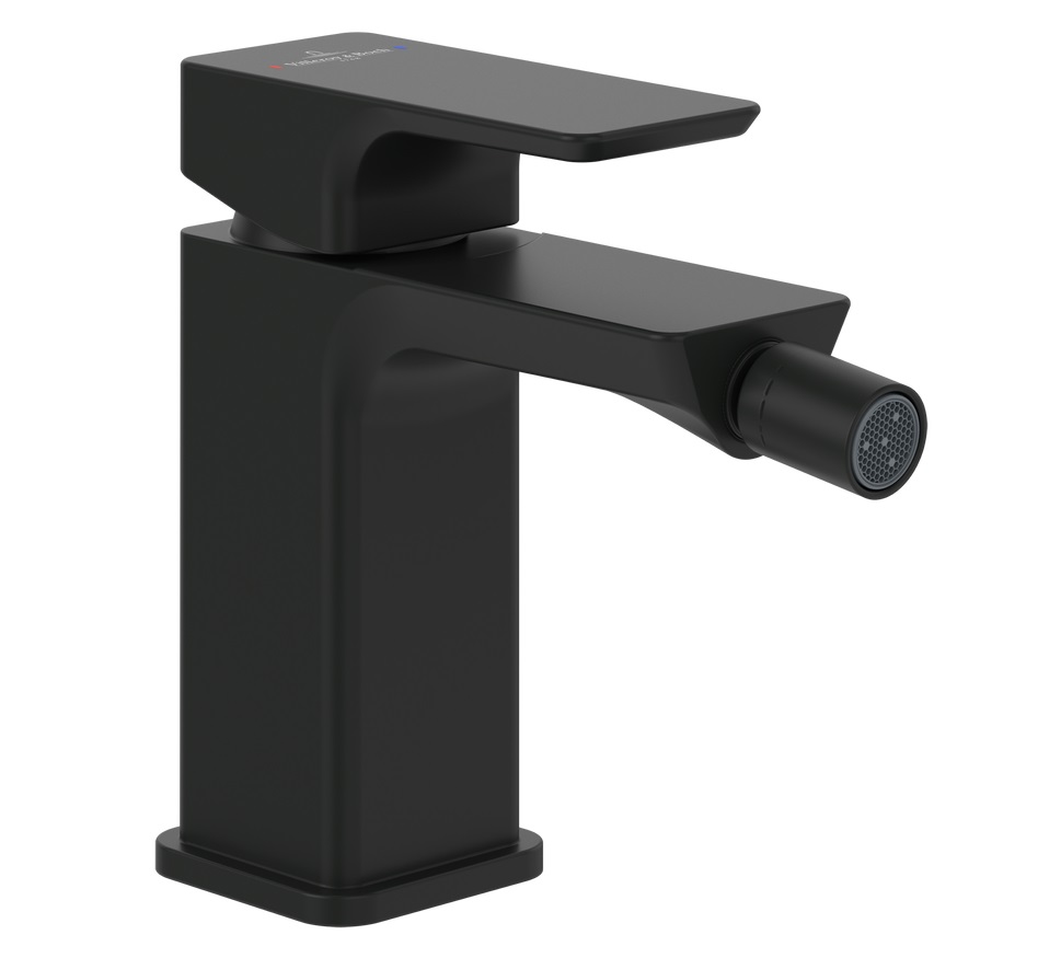 Смеситель для биде Villeroy & Boch Subway 3.0 AquaSmart матовый черный