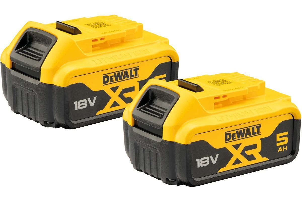 Аккумулятор для электроинструментов DEWALT DCB184P2, Li-Ion, 18 В, 5 Ач, 2 шт.