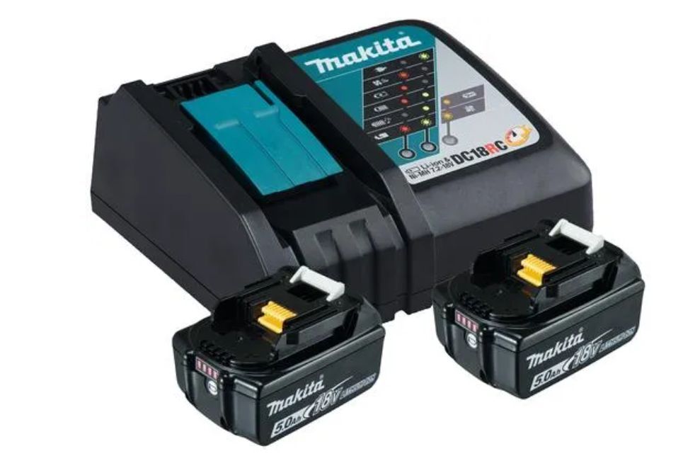 АКБ Makita Bl1850B 5.0 Ah + ЗУ Dc18Rc 1975709, 2 шт