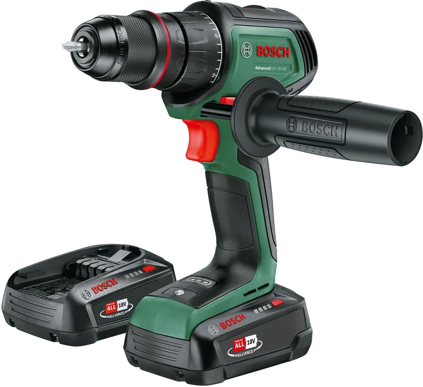 Аккумуляторная дрель-шуруповёрт Bosch AdvancedDrill 18V-80 QuickSnap (06039E2004)